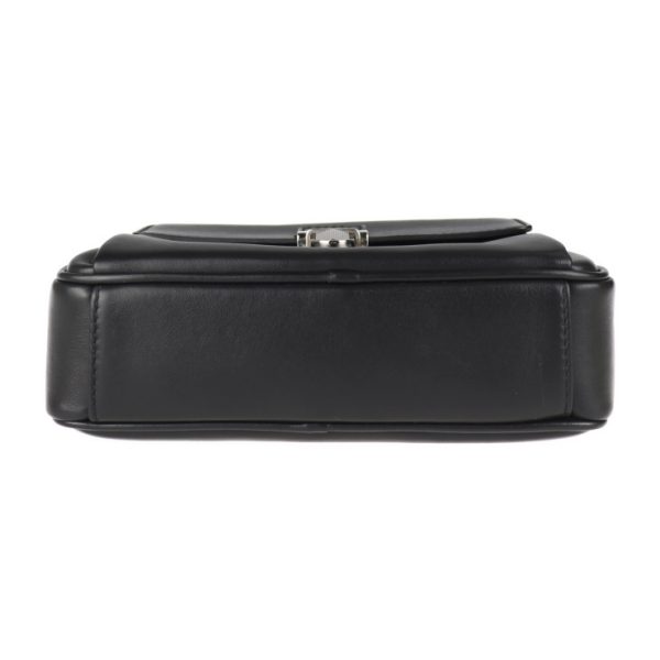 2009123002153 4 Salvatore Ferragamo Leather Wristlet Clutch Bag Black