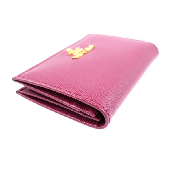 2010033002055 6 Prada Saffiano Leather Card Case Pink