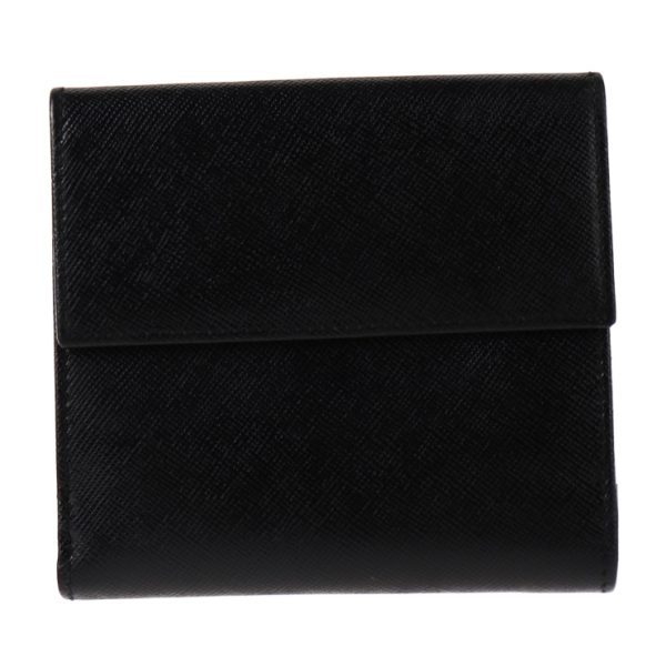 2010073001159 3 Salvatore Ferragamo Gancini Leather Bifold Wallet Black