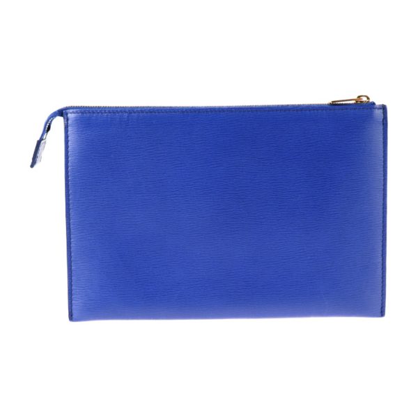 2010073001167 3 Celine Trio Leather Pouch Blue