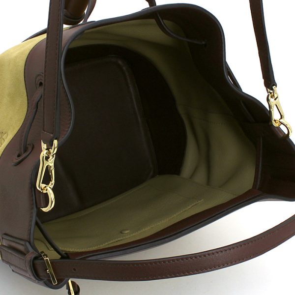 201009 bg2 3 4 LOEWE Midnight Handbag Gold x Dark Brown