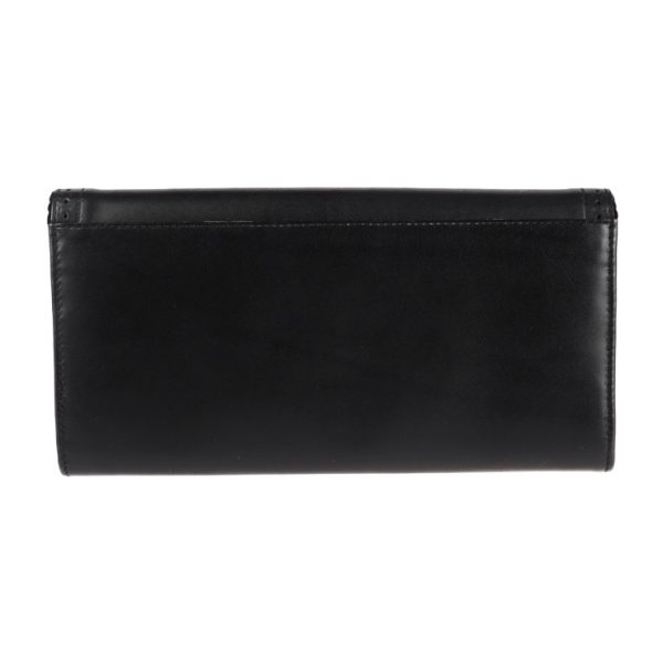 2010113004125 3 Salvatore Ferragamo Leather Long Wallet Black