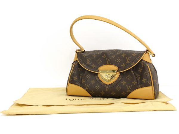 oppo 256 Louis Vuitton Beverly MM Handbag Monogram Brown