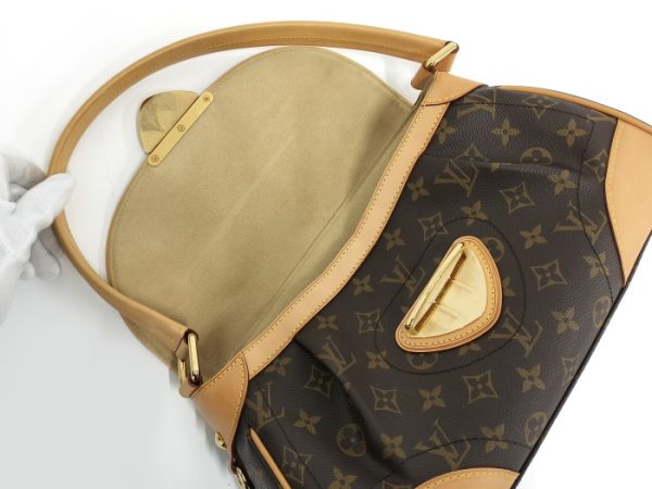 oppo 256 Louis Vuitton Beverly MM Handbag Monogram Brown