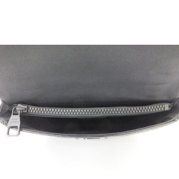 20107 5 Louis Vuitton Taurillon Leather Rock Sling Bag Gray