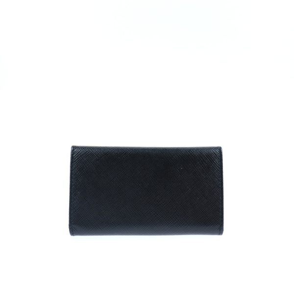 2011023002109 3 Prada Saffiano Leather Key Case Nero