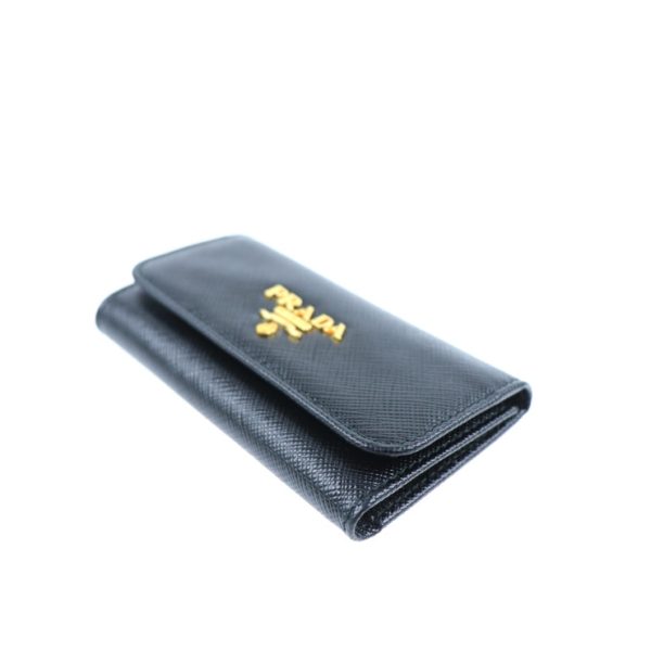 2011023002109 5 Prada Saffiano Leather Key Case Nero