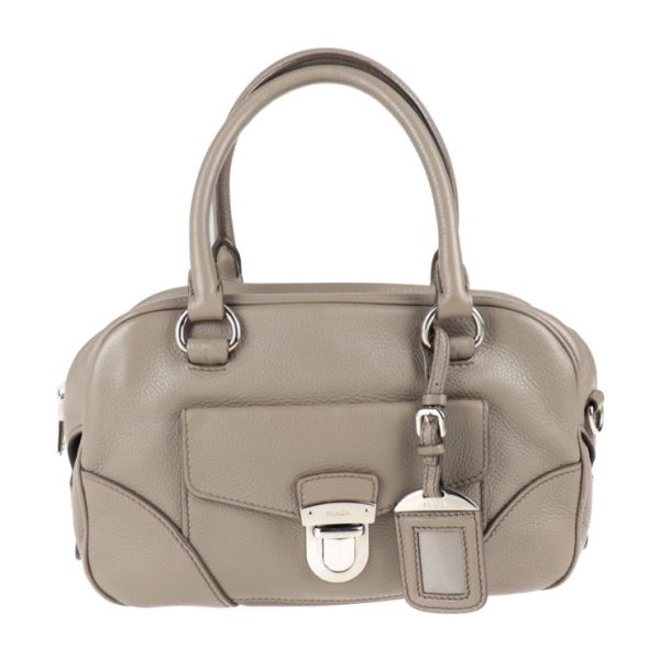 2011113002136 1 Prada Leather Handbag Argilla