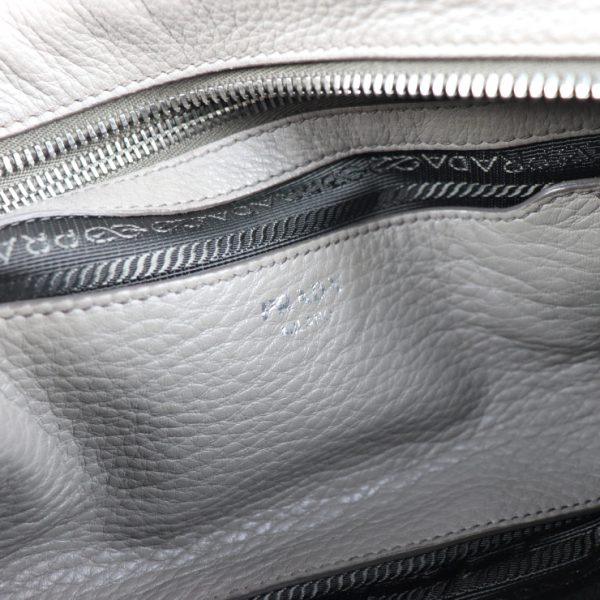 2011113002136 8 Prada Leather Handbag Argilla