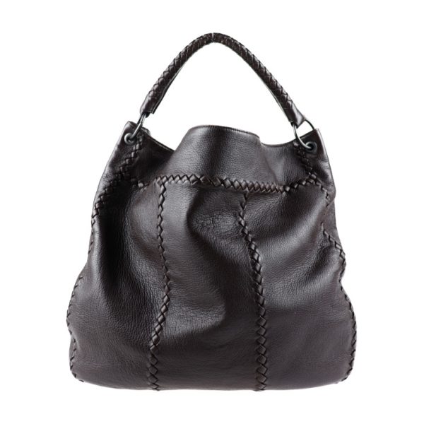 2012053002090 1 Bottega Veneta Hobo Shoulder Bag Leather Brown