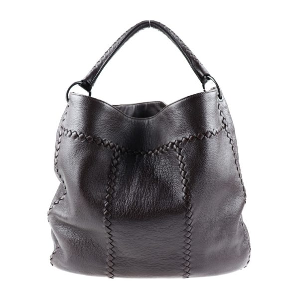 2012053002090 3 Bottega Veneta Hobo Shoulder Bag Leather Brown