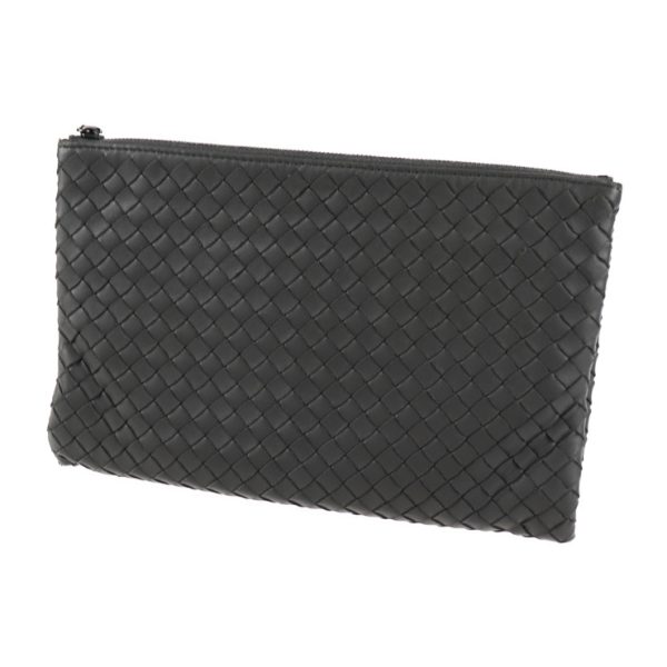 2012053002110 2 Bottega Veneta Intrecciato Leather Gray