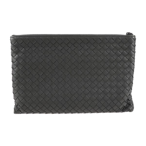 2012053002110 3 Bottega Veneta Intrecciato Leather Gray