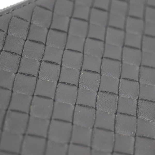 2012053002110 8 Bottega Veneta Intrecciato Leather Gray