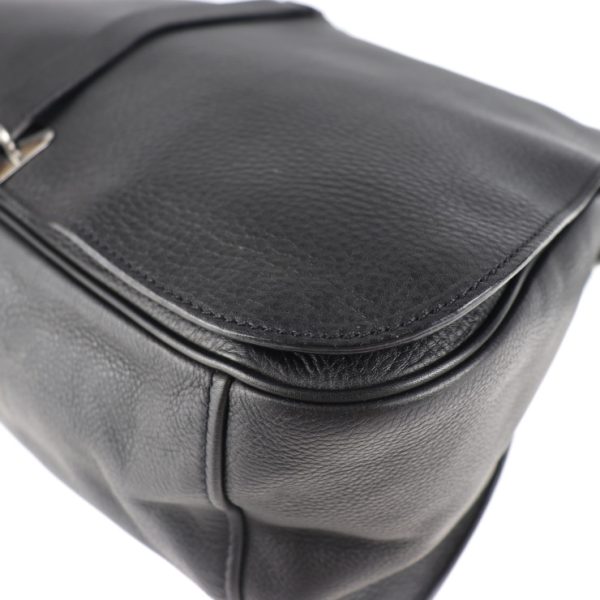 2012083007154 5 Prada Leather Shoulder Bag Black