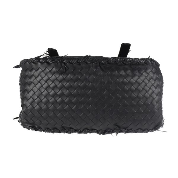 2012113007231 4 Bottega Veneta Handbag Leather Black Intrecciato