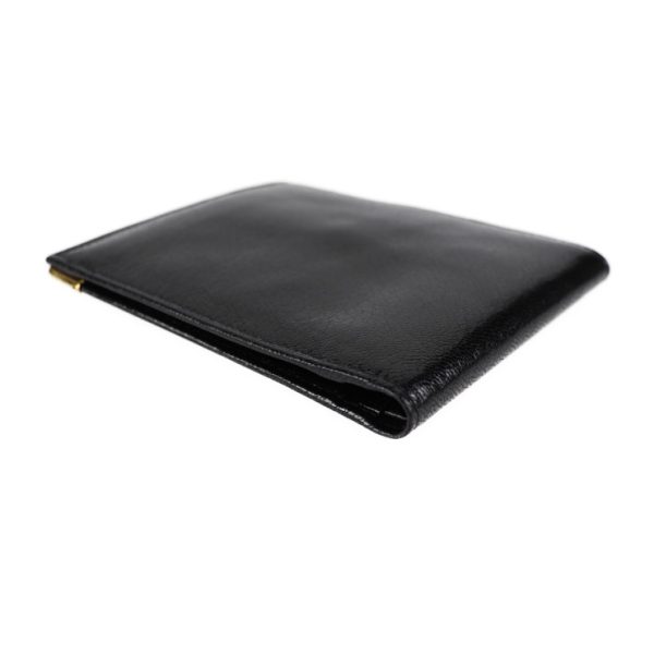 2013053007121 7 Celine Bifold Leather Wallet Black