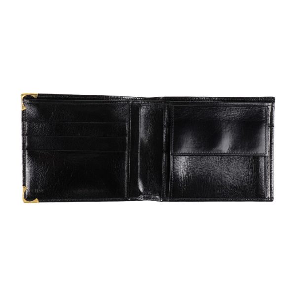 2013053007121 8 Celine Bifold Leather Wallet Black