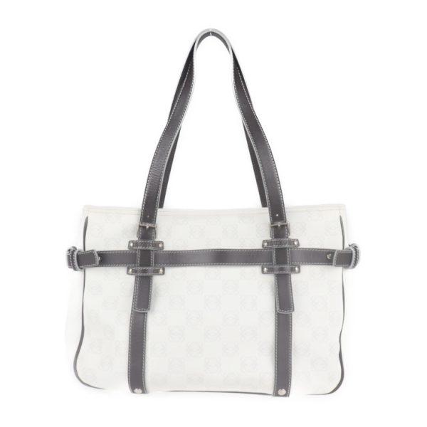 2013103002183 3 Loewe Anagram PVC Leather Tote Bag White Brown