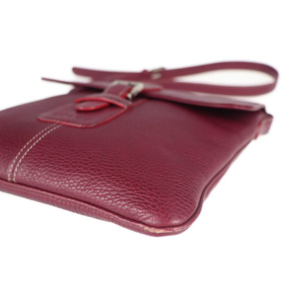 2013103002187 5 Loewe Leather Shoulder Bag Bordeaux