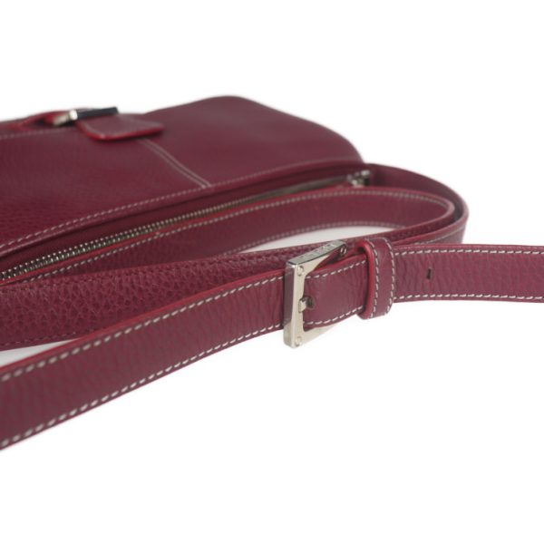 2013103002187 6 Loewe Leather Shoulder Bag Bordeaux