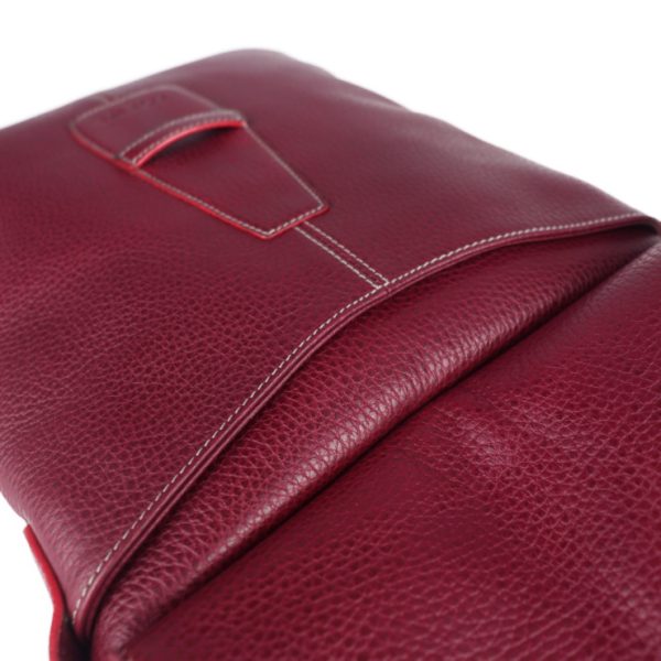 2013103002187 7 Loewe Leather Shoulder Bag Bordeaux