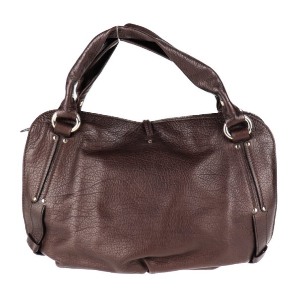 2013113001290 3 Celine Bittersweet Leather Handbag Dark Brown