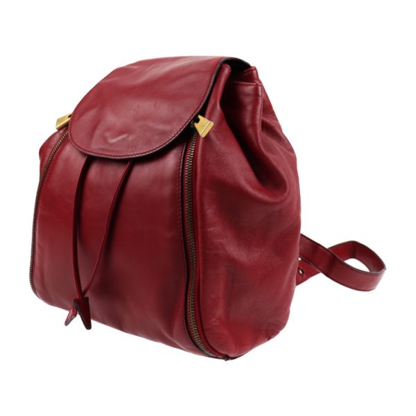 2014043002191 2 Celine Leather Rucksack Red