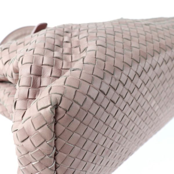 2014073002210 5 Bottega Veneta Intrecciato Tote Bag Leather Pink