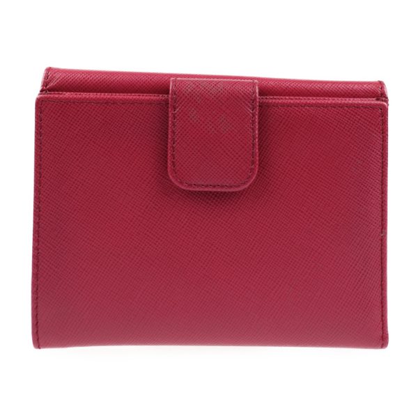 2015043007285 3 Prada Leather Bifold Wallet Pink