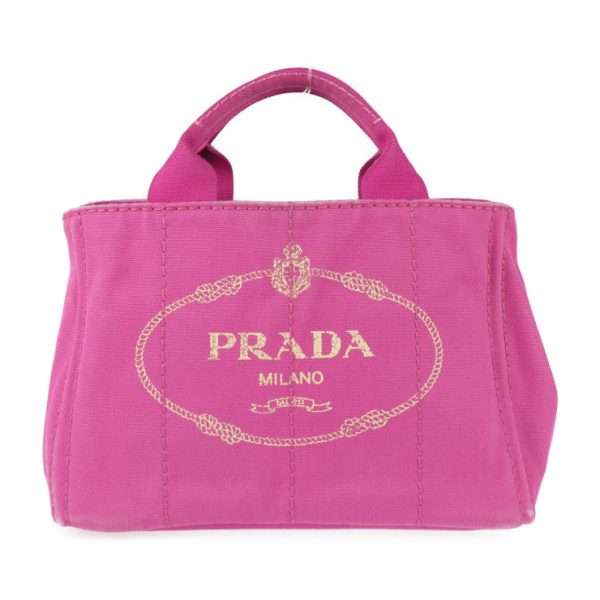 2015093002272 1 Prada Canvas Mini Canapa Handbag Pink