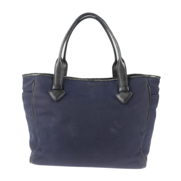 2015093002288 3 Loewe Leather Canvas Tote Bag Navy