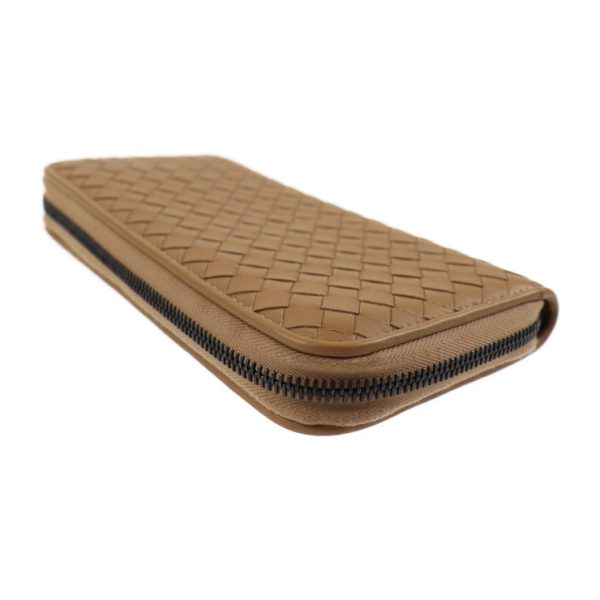 2017033002134 6 Bottega Veneta Intrecciato Long Wallet Leather Beige