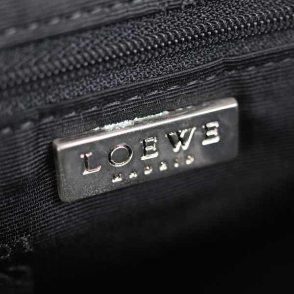 2018083002198 8 Loewe Leather Boston Bag Black