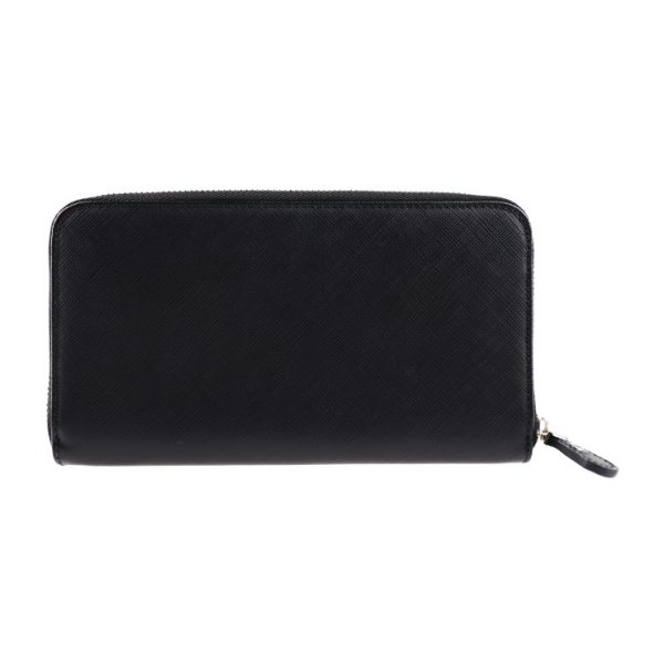 2019053002149 3 Salvatore Ferragamo Vara Calf Leather Long Wallet Black