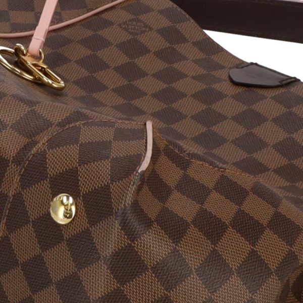 20195 9 Louis Vuitton Kaisa Hobo Damier Bag Brown