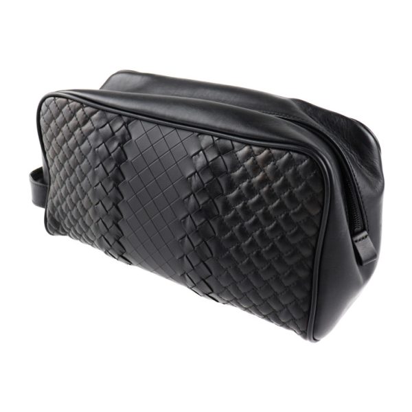 2020053007201 2 Bottega Veneta Intreccio Imperatore Calf Black