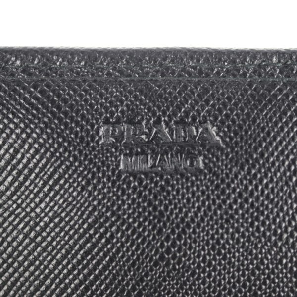 2021073002292 7 Prada Nylon Bifold Long Wallet Black