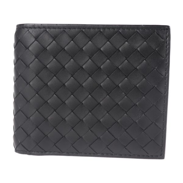 2021103002286 3 Bottega Veneta Intrecciato Bifold Wallet Leather Black Brown