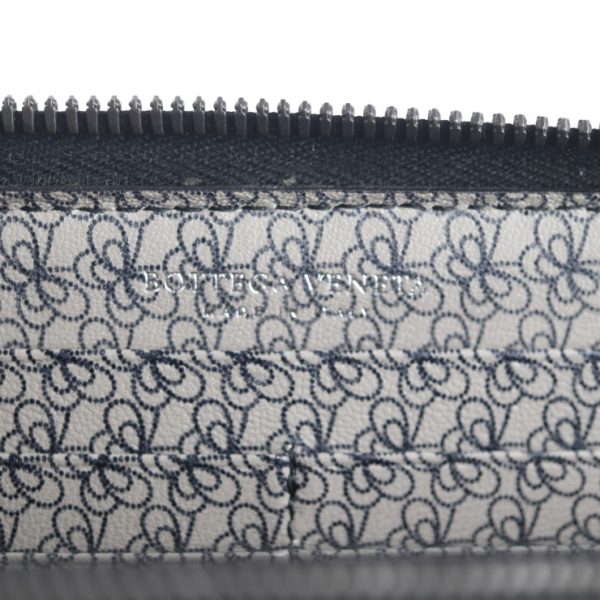 2021103002325 7 Bottega Veneta Intrecciato Long Wallet Leather Black