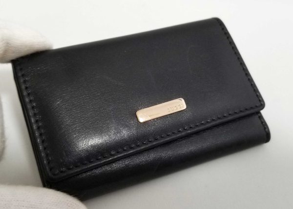 20220705 102005 Gucci Key Case Leather Black