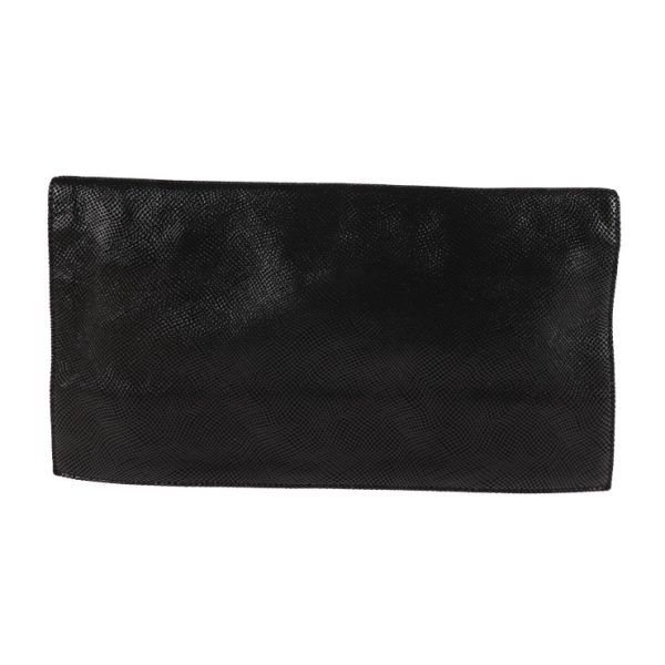 2022073007327 3 Loewe Leather Clutch Bag Wood Black