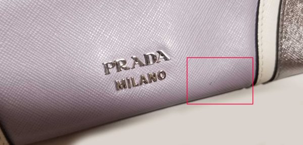 20220824 185317 Prada Clutch Saffiano Leather Silver