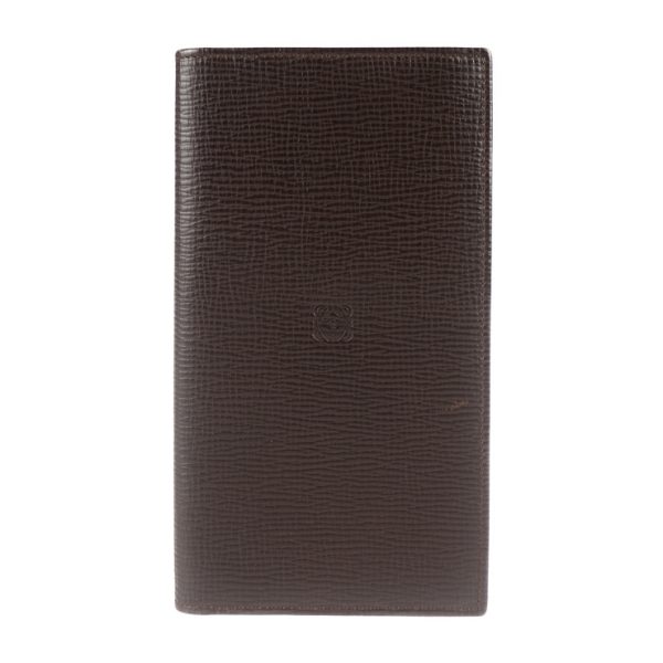 2022093002370 1 Loewe Leather Long Wallet Brown