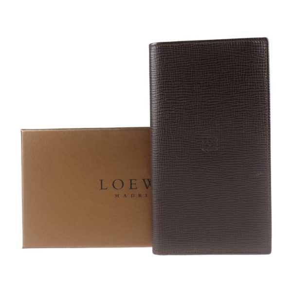 2022093002370 9 Loewe Leather Long Wallet Brown