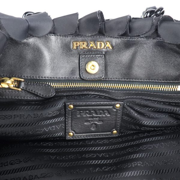 2022104008403 8 Prada Nylon Tote Bag Black