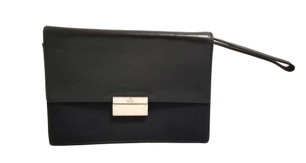 20221122 143603 Gucci Clutch Bag Leather Black