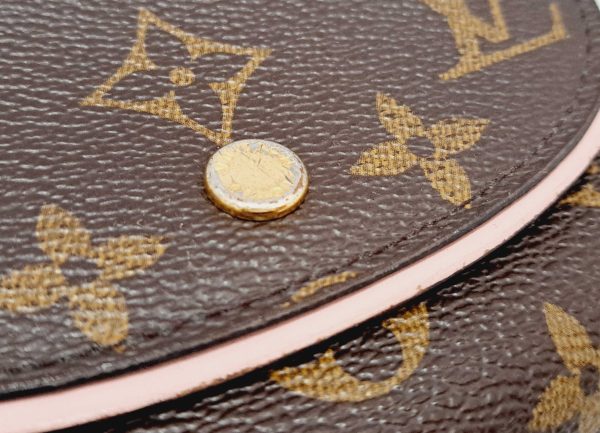 20230118 151356 Louis Vuitton Portefeuille Rose Ballerine Trifold Wallet Canvas Pink