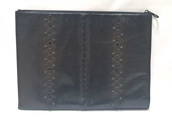 20230214 225056 Bottega Veneta Clutch Bag Leather Black