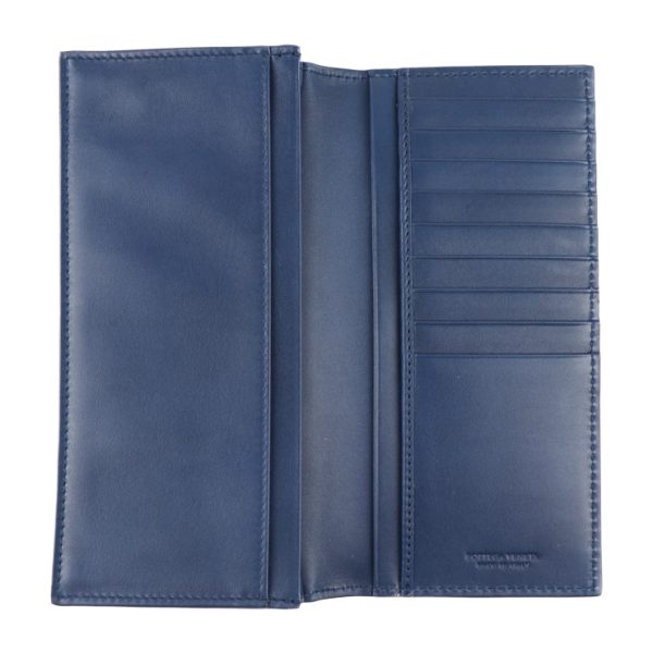 2023063002302 4 Bottega Veneta Long Wallet Leather Navy